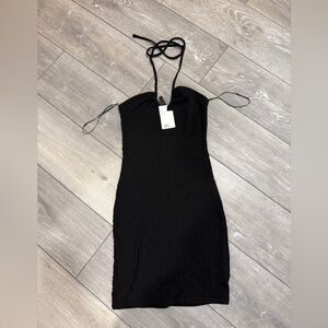 H&M Black Strapless Dress